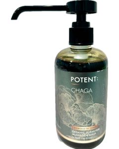 POTENT - น้ำเชื่อมเห็ด Chaga ออร์แกนิก 250 มล.